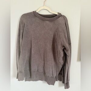 Women's Casual Gray Sweatshirt Shop The Mint Size Small